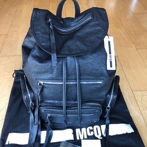Alexander McQueen drawstring backpack lambskin